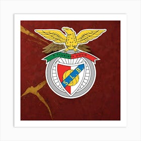 S.L. Benfica Logo Wall Art 18 Art Print