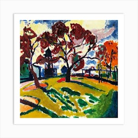 Tree In The Park 1 Art Print