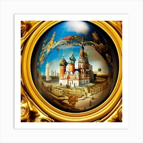 Russian Orthodox Church Art Print