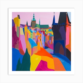 Abstract Travel Collection Prague Czech Republic 1 Art Print