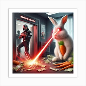 Star Wars Bunny Art Print