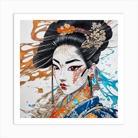 Geisha 1 Art Print