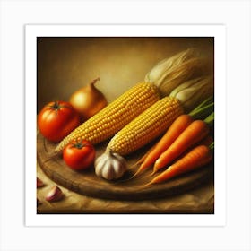 Fresh Ingredients Kitchen Restaurant Art Print