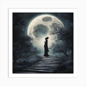 Full Moon Art Print