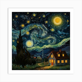 Starry Night 24 Art Print