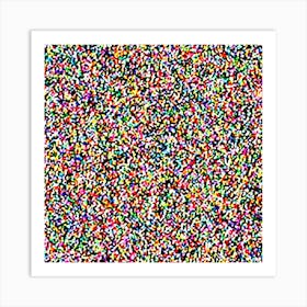 Rainbow Of Colors By Person Art Print