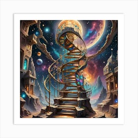 Spiral Staircase Art Print