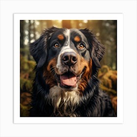 Bernese Mountain Dog Art Print