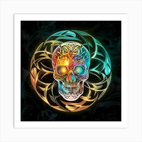 Skull Art 9 Art Print