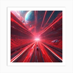 Futuristic Art Art Print