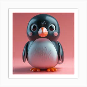 Cute Penguin Art Print