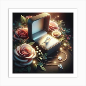 Engagement Ring Art Print