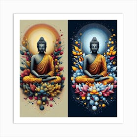 Buddha Painting 2 Art Print
