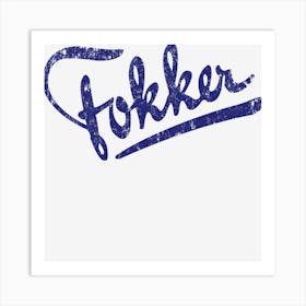 Fokker Art Print