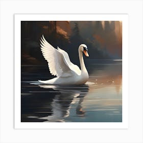 Swan Art Print