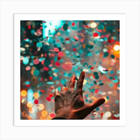 Confetti Confetti Confetti Art Print