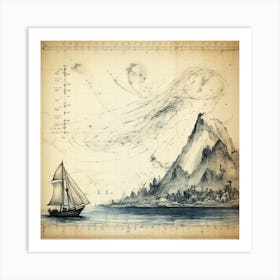 探検の航海 Voyage Of Exploration (IV) Art Print