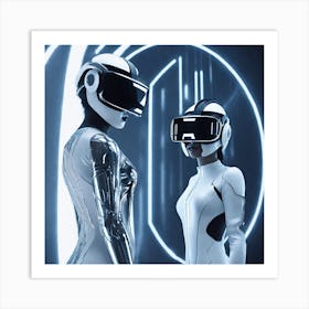 Futuristic Women 9 Art Print