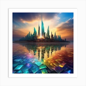 Stunning Super City Art Print