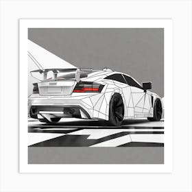 Audi R8 1 Art Print