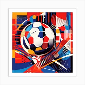 Soccer Ball Art Print