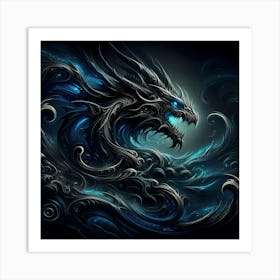 Dark Dragon 1 Art Print