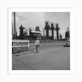 Picket Oil Plant At Muskogee, Oklahoma By Russell Lee Art Print