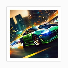 Need For Speed 10 Art Print