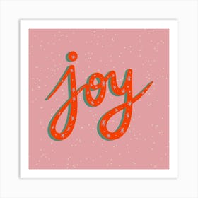 Joy Snowflakes 1 Art Print