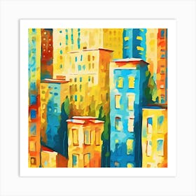 New York City Skyline Art Print