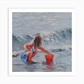 By the sea Art Print