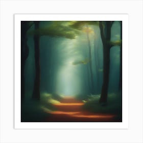 Mystical Forest Retreat 8 Art Print