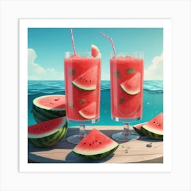 Watermelon 3 Art Print