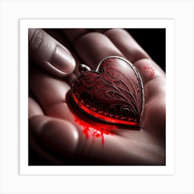 Bloody Heart Art Print