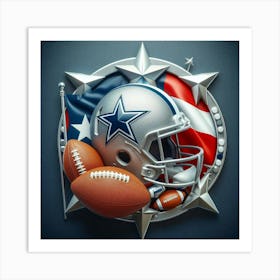 Dallas Cowboys 3 Art Print