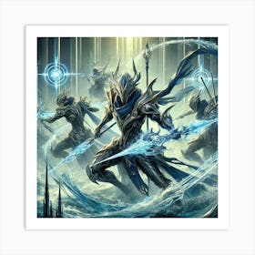 Cascade Sovereignty Hydroknights Art Print