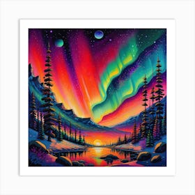 Northern Lights 2 Art Print