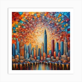 New York City Skyline Art Print