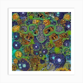 Psychedelic Painting Art Print