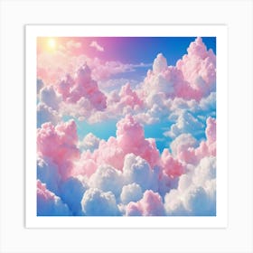 Pink Clouds In The Sky 1 Art Print