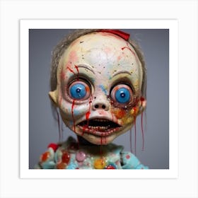 Splatter Doll Art Print