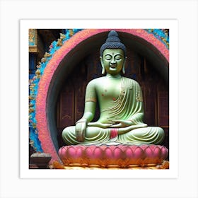 Buddha Statue In Sri Lanka Art Print