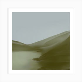 Lake In The Mountains Art Print