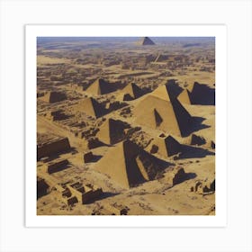 Beautiful Pyramids Of Giza Art Print