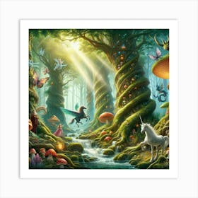 Fairy Forest 1 Art Print