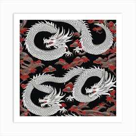 Chinese Dragons Art Print