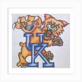 Kentucky Wildcats 2 Art Print