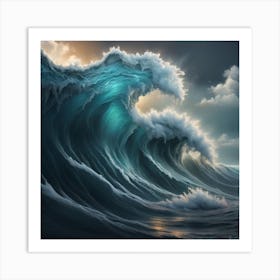 Ocean Wave 2 Art Print