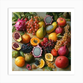 Fruits Of The Gods Art Art Print