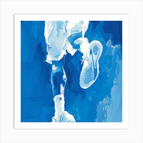 Nba Player Jumping Art Print